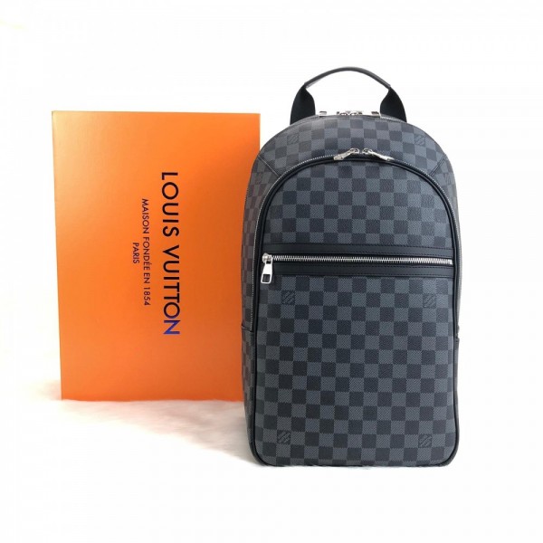 Louis Vuitton Micheal Backpack Damier Graphite