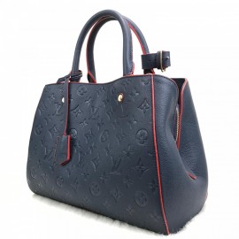 Louis Vuitton Montaigne Mm Empreinte Dark Blue