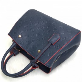 Louis Vuitton Montaigne Mm Empreinte Dark Blue