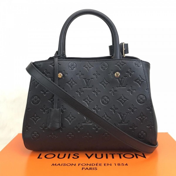 Louis Vuitton Montaigne Mm Empreinte Black