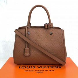 Louis Vuitton Montaigne Mm Empreinte Tan Color