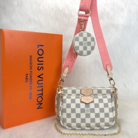 Louis Vuitton Multi Pochette Damier AzureAccessoires Powder