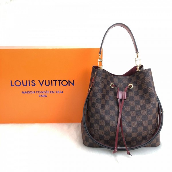 Louis Vuitton Neonoe Damier Claret Red