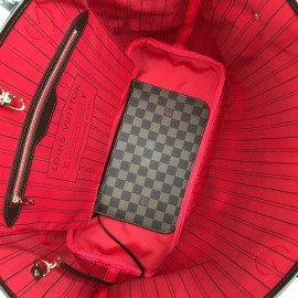 Louis Vuitton Neverful Gm Large Size Damier Red