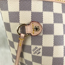 Louis Vuitton Neverful Mm Medium Size Damier Azur