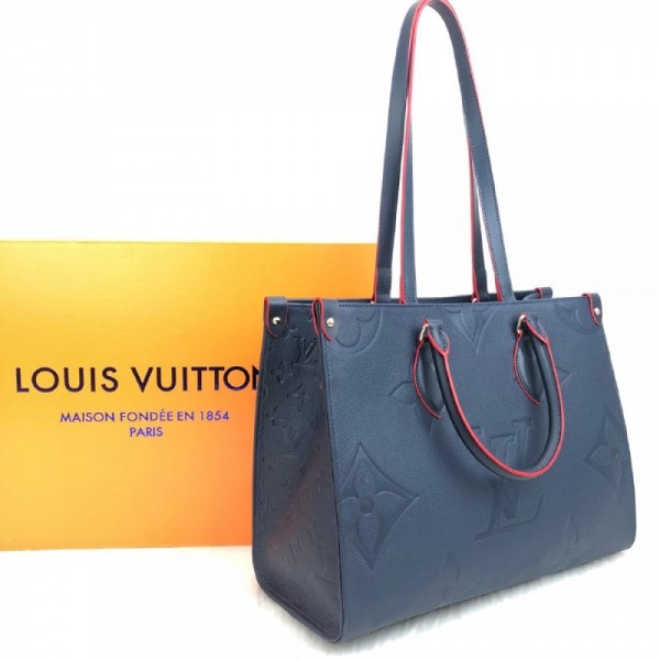 Louis Vuitton Onthego Mm Empreinte Dark Blue