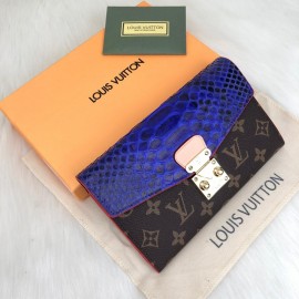 Louis Vuitton Pallas Wallet Blue