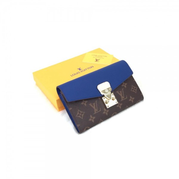 Louis Vuitton Pallas Wallet Blue