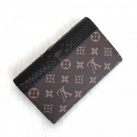 Louis Vuitton Pallas Wallet Python Black