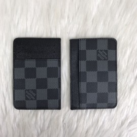 Louis Vuitton Porte Cartes Holder Damier Graphite