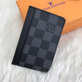 Louis Vuitton Porte Cartes Holder Damier Graphite