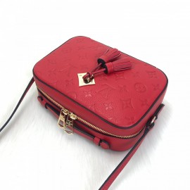 Louis Vuitton Saintonge Empreinte Red