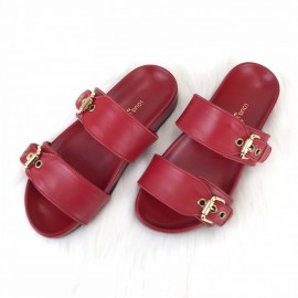 Louis Vuitton Sandal Bom Dia Red