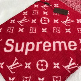 Louis Vuitton Supreme Red Scarf