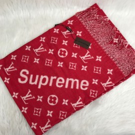 Louis Vuitton Supreme Red Scarf