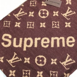 Louis Vuitton Supreme Tan Color Scarf