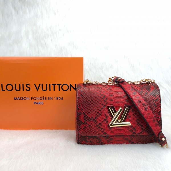 Louis Vuitton Twist Epi Python Red