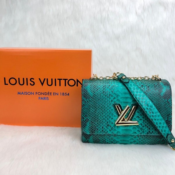 Louis Vuitton Twist Epi Python Turquoise