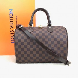 Louis Vuitton Bandouliere Speedy Black 35 cm