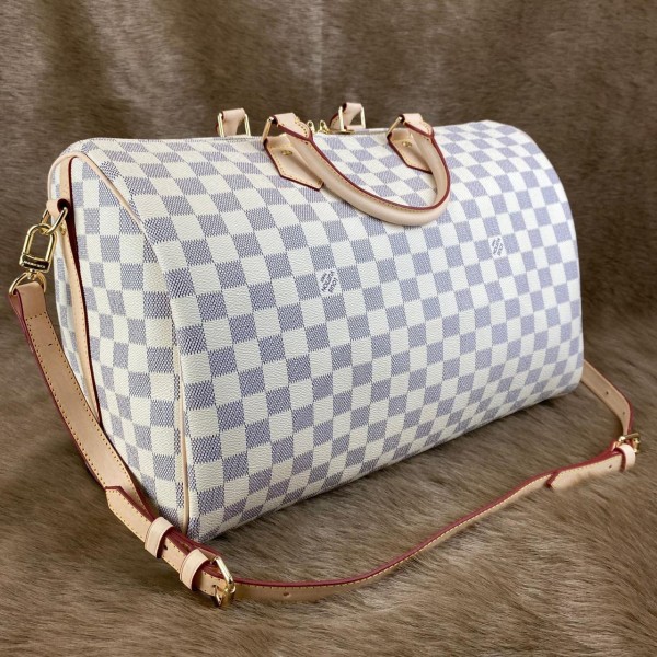 Louis Vuitton Bandouliere Speedy 40 cm white