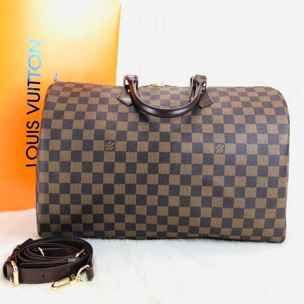 Louis Vuitton Bandouliere Speedy 40 cm  brown frame 