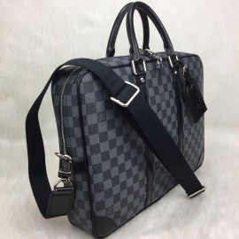 Louis Vuitton Porte Voyage Vejital Black Frame