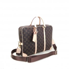 Louis Vuitton Porte Voyage Vejital Brown Cream Texture