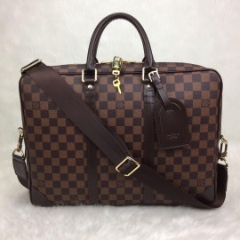 Louis Vuitton Porte Voyage Vejital Brown Frame