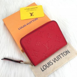 Louis Vuitton Zippy Coin Purse Red