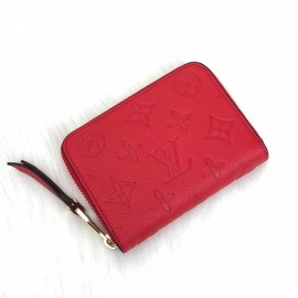 Louis Vuitton Zippy Coin Purse Red