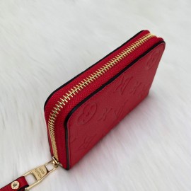 Louis Vuitton Zippy Coin Purse Red