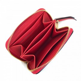 Louis Vuitton Zippy Coin Purse Red