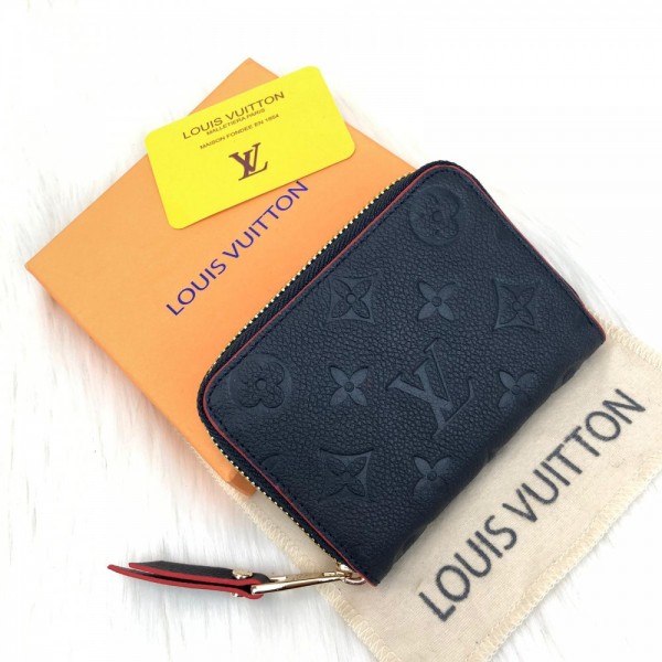 Louis Vuitton Zippy Coin Purse Dark Blue