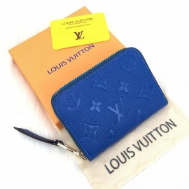 Louis Vuitton Zippy Coin Purse Blue