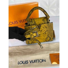 Louis Vuitton capucines mini size 5 silver