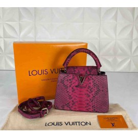 Louis Vuitton capucines mini size 1 silver