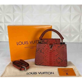 Louis Vuitton capucines mini size 4 silver