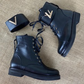 Louis Vuitton Wonderland Ranger Boot 100% genuine leather women boots 