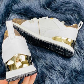 Louis Vuitton Run Away Sneaker white gold 