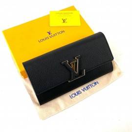 Louis Vuitton Capucines 100% genuine leather ladies wallets 