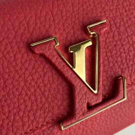 Louis Vuitton Capucines 100% genuine leather ladies wallets 