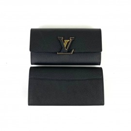 Louis Vuitton Capucines 100% genuine leather ladies wallets 