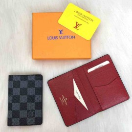 Louis Vuitton Pocket Organizer genuine leather card holder  4