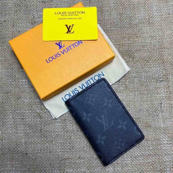 Louis Vuitton Pocket Organizer genuine leather card holder  8