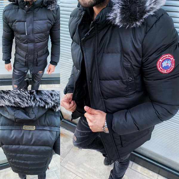 Lux Canada Goose men coat blac