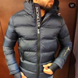 Lux Moncler puffer coat black 