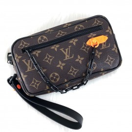 Louis Vuitton Pochette Volga Brown TEX 