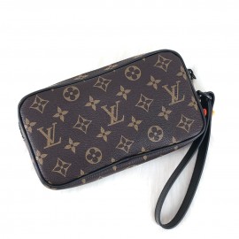 Louis Vuitton Pochette Volga Brown TEX 