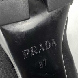 Prada Ankle High Heel Lace-Up Boot 