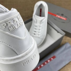 Prada Contrast-Heel low-top sneakers